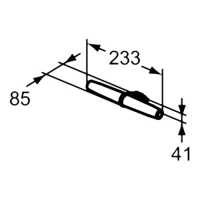 APLICA LED EVA  233X85X41,1X6W, 220-240V